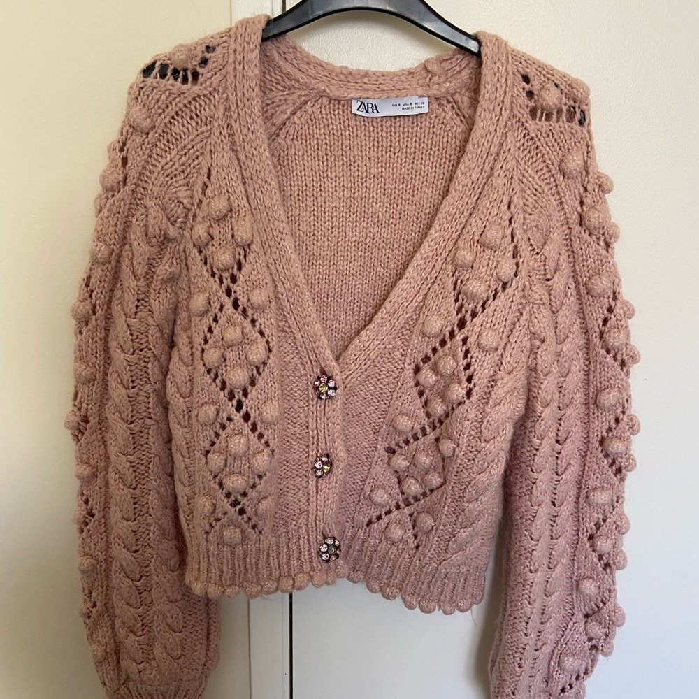 Zara pink sweater